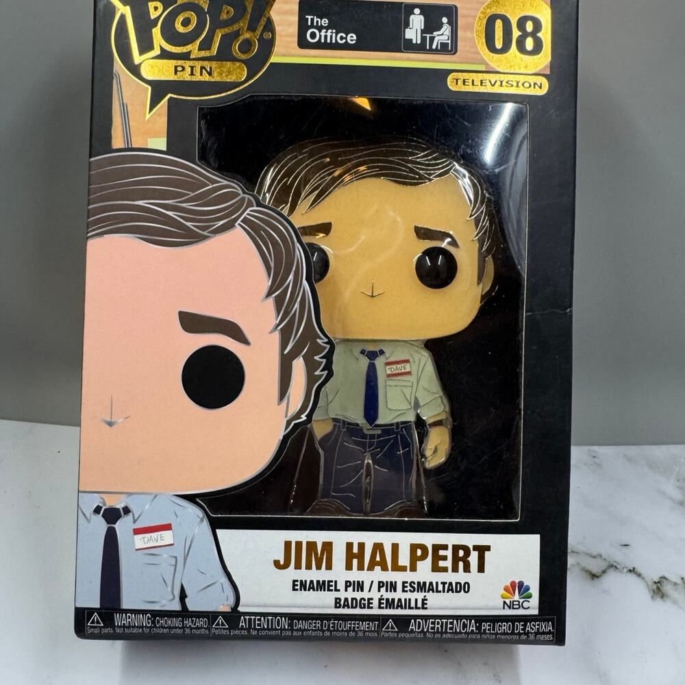 Jim Halpert The Office Funko Pop Pin